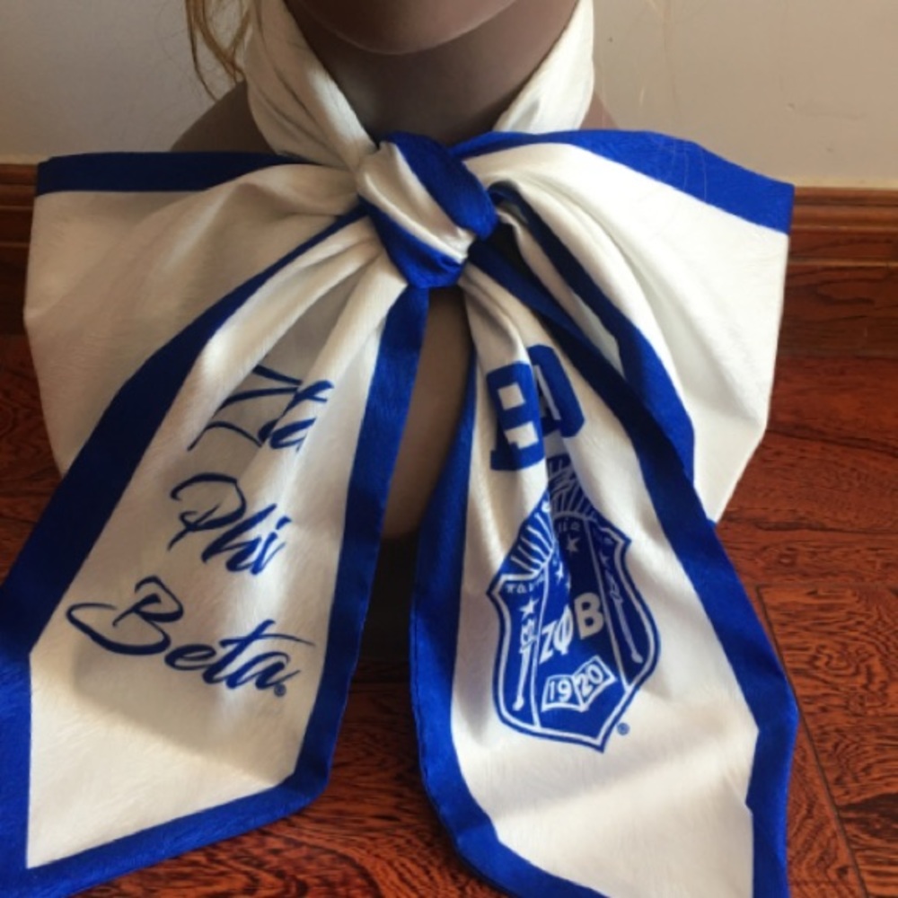 Brand new Zeta Phi Beta tie bow or stole